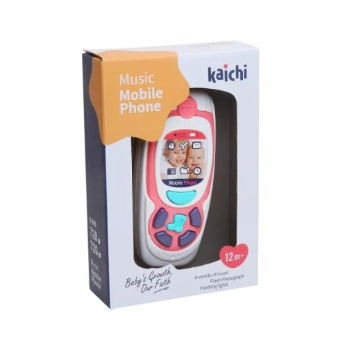 Hk Mini igračka muzički mobilni telefon, roze Slike