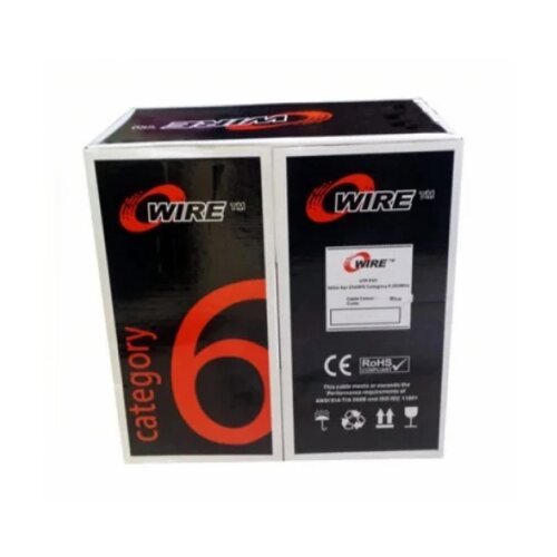 Owire Cat6 LAN UTP kabl Solid/CCA/0,56mm/305m, Plavi Slike