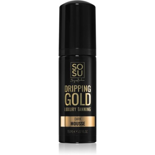 Dripping Gold Luxury Tanning Mousse Dark samoporjavitvena pena za povečanje porjavelosti 150 ml Cene