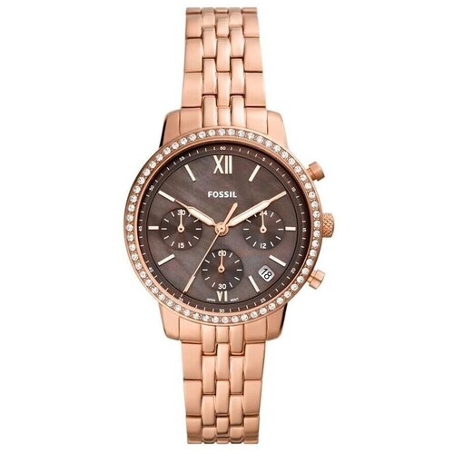 Fossil Analogne ure ES5218 Pozlačena Slike