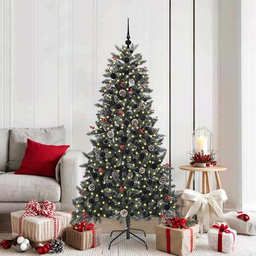 vidaXL Umestno božično drevo med 300 LED Zelena 99 x 99 x 180 cm Cene