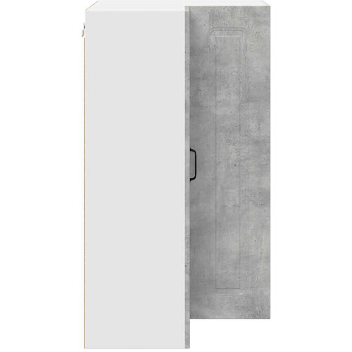 VidaXL zidni kuhinjski ormarić zidne betonski sivi 57 x 57 x 100 cm Slike
