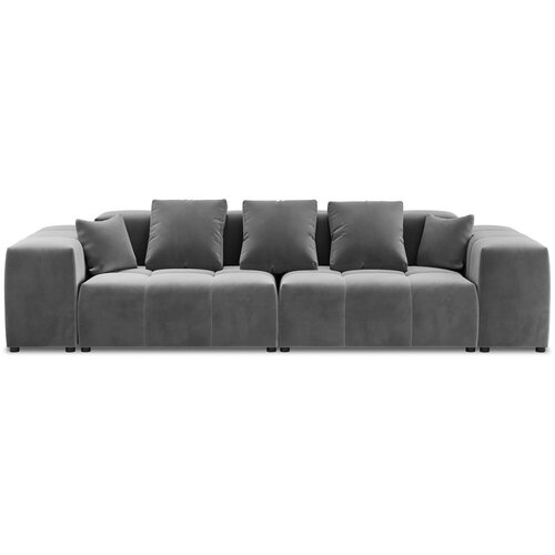 Cosmopolitan Design Siv žametni kavč 320 cm Rome Velvet - Cosmopolitan Design Cene