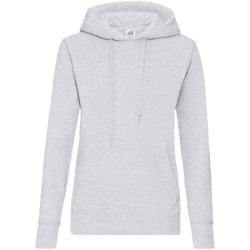 Fruit Of The Loom Szara bluza z kapturem Hooded Sweat Slike