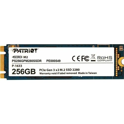 Patriot SSD M.2 256GB Scorch NVMe 1700/780MB/s, PS256GPM280SSDR ssd hard disk Slike