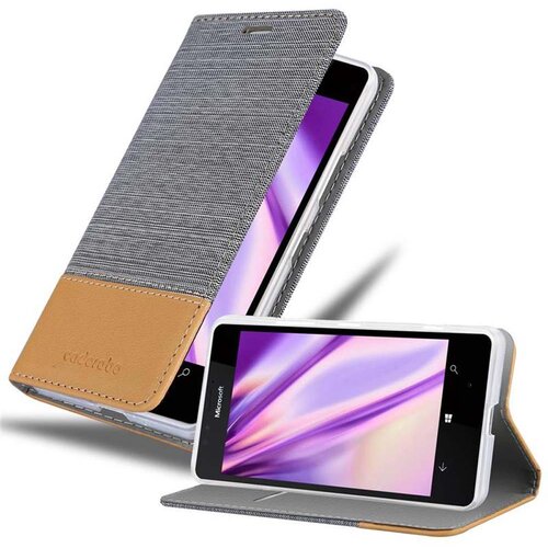 Cadorabo Ohi&scaron;je, združljiv z Nokia v svetlo sivo rjavi barvi - za&scaron;čitni pokrov z magnetnim zapiranjem, stoječo funkcijo in režo za kartico, (20567205) Cene