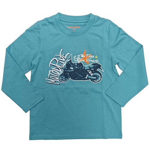 Lucky Kiddo majica DR LK-KBT LS 2_24 023680 F modra 128 Cene