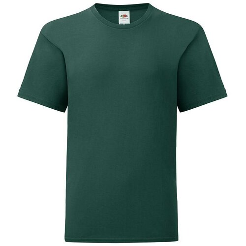 Fruit Of The Loom Green children's t-shirt in combed cotton Slike