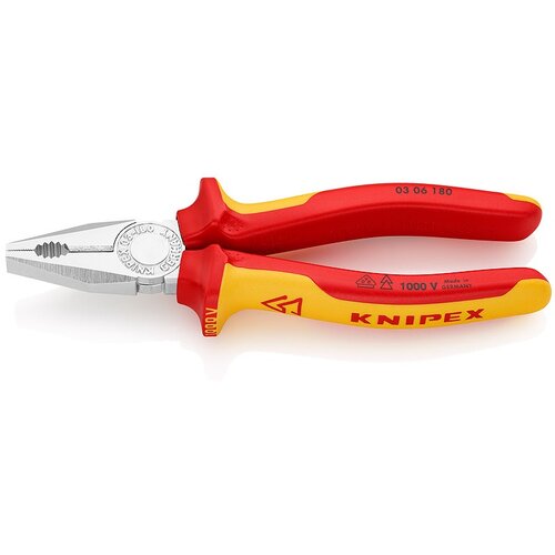 Knipex KOMBINIRANA KLIJE&amp;Scaron;TA VDE 180 MM Slike