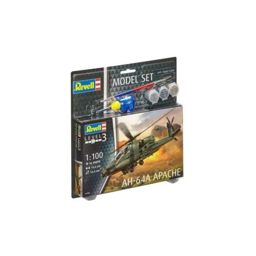 Revell maketa model set ah-64a apache ( RV64985/5654 ) Slike