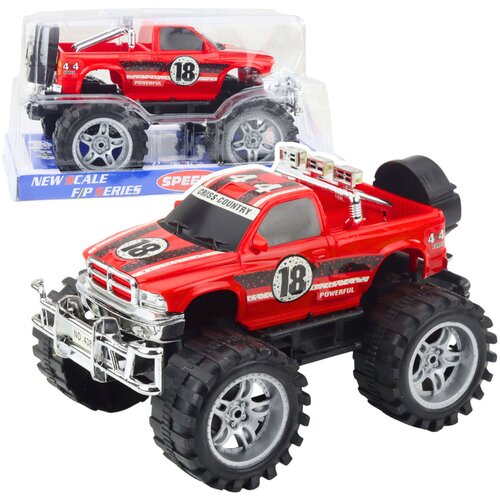  Terenski auto za igru KING 27cm - crveni Cene