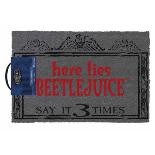 Pyramid Otirač Beetlejuice - Here Lies Beetljuice - DoorMat Cene