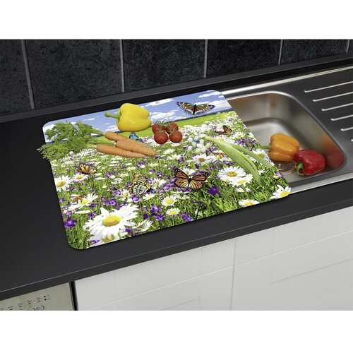 Maximex Stenske za&amp;scaron;čitne plo&amp;scaron;če za &amp;scaron;tedilnik v kompletu iz kaljenega stekla 2 ks 50x56 cm &amp;ndash; Slike