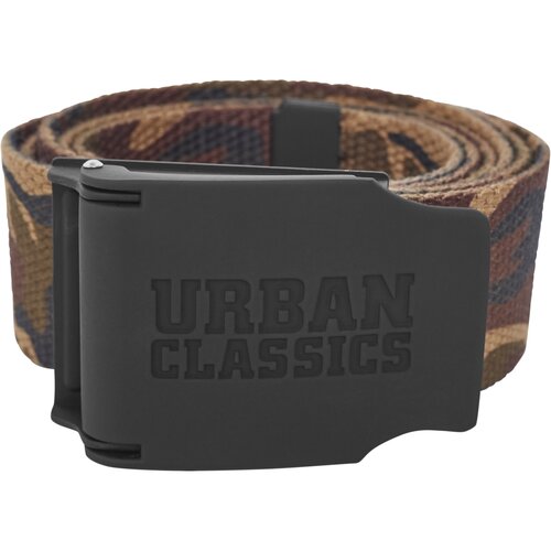 Urban Classics Woven Belt Rubbered Touch UC Wooden Camouflage Slike