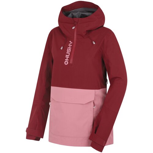 Husky Nabbi L burgundy/pink women&amp;#039;s outdoor jacket Slike