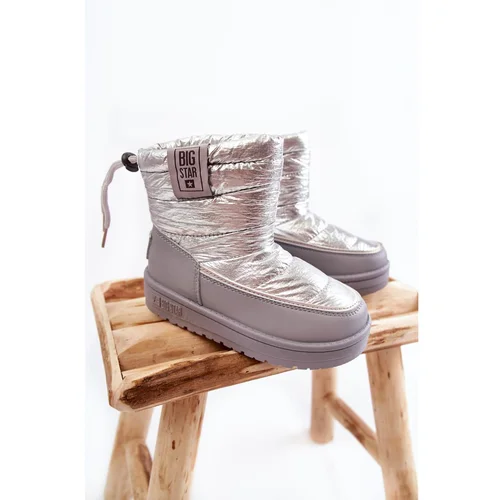 Big Star Children's snow boots KK374218 Grey-Silver