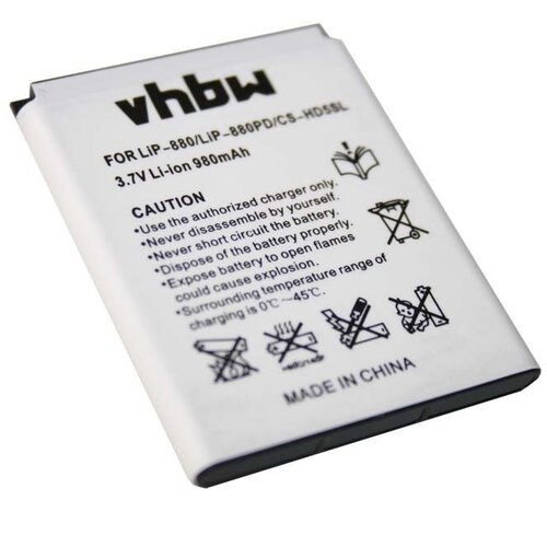 VHBW Baterija za Sony NW-HD5, 980 mAh Cijene