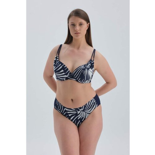Dagi Bikini Bottom - Navy blue - Striped Cene
