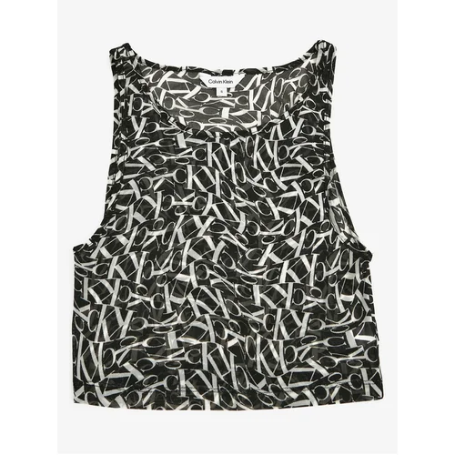 Calvin Klein Black Women's Patterned Tank Top Underwear - Women