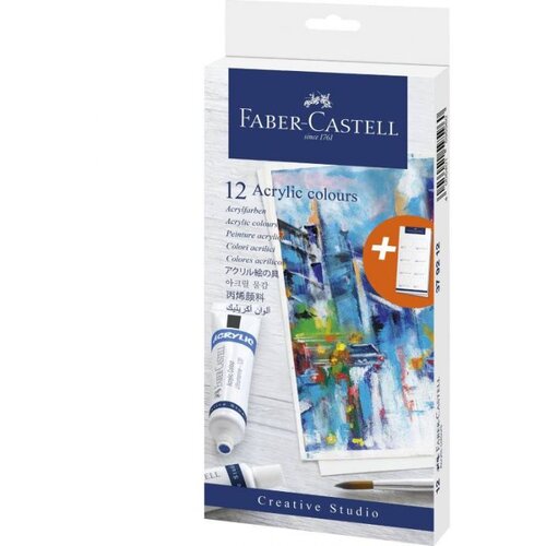 Faber-Castell FABER CASTELL Set akrilnih tempera 12/1 379212 Slike