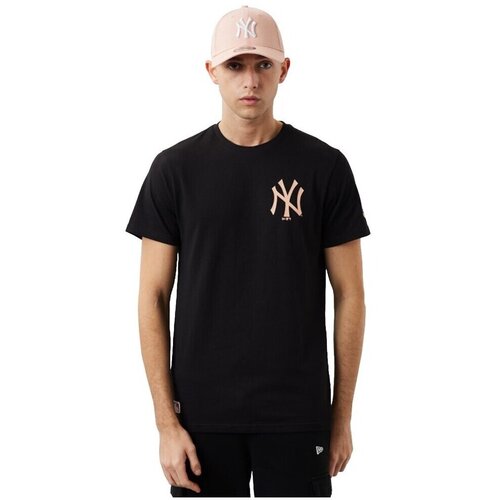 New Era Majice s kratkimi rokavi Mlb New York Yankees Črna Slike