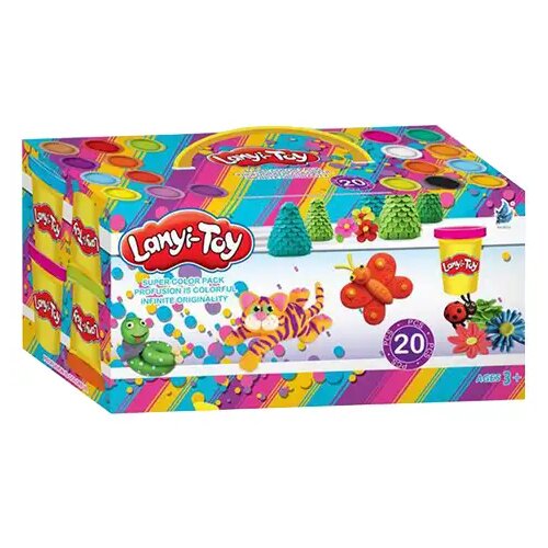Magic Toys Lanyi-Toy plastelin set 20kom Cene