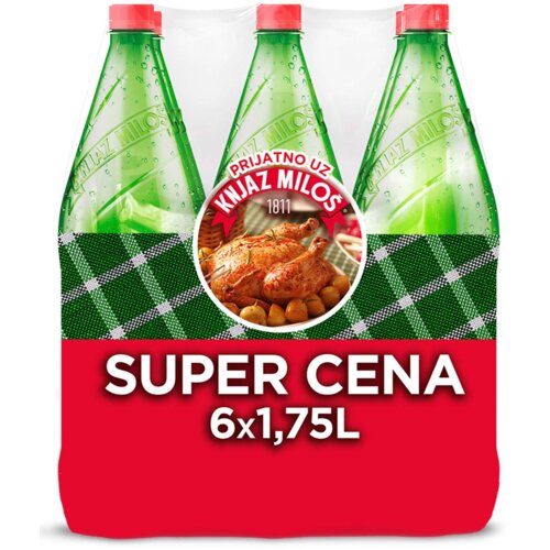 Knjaz Miloš Gazirana voda KNJAZ MILOŠ 6x1,75l Cene
