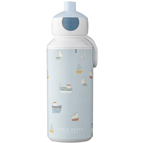 Mepal Bela/svetlo modra otroška steklenička za vodo 400 ml Sailors bay – Cene