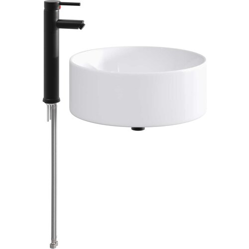  Umivaonik za kupaonicu Mat Crna 40,5 x 40,5 x 15,5 cm Metal Cijene