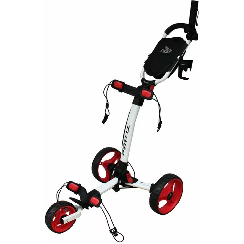 Axglo TriLite White/Red Ručna kolica za golf