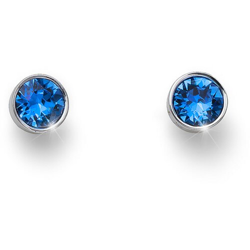 Oliver Weber ženske Uno Sapphire mindjuše sa swarovski plavim kristalom Slike
