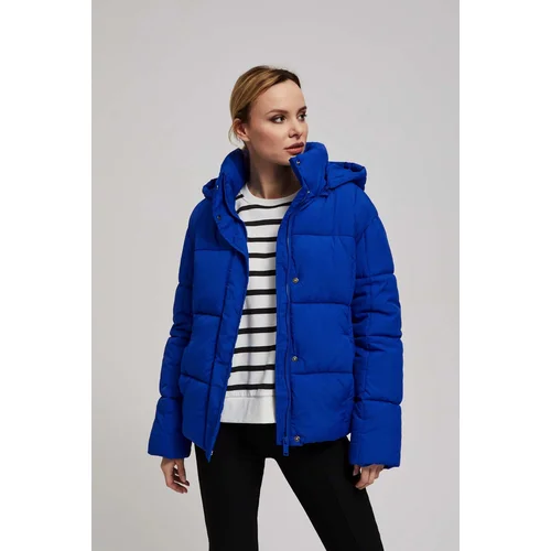 Moodo Short quilted jacket with hood