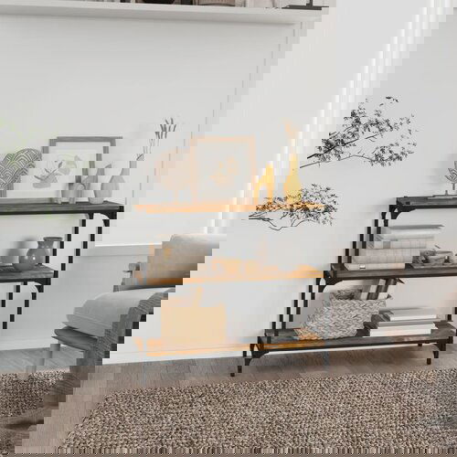 vidaXL Ormarić za knjige boja hrasta 80x33x70,5 cm drvo i čelik Cene