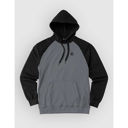 Loose Riders Ess. Black Pulover s kapuco iz flisa grey Slike
