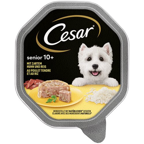 Cesar Senior 10+ u zdjelicama 28 x 150 g - S piletinom i rižom Cijene