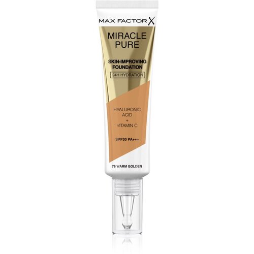 Max Factor Miracle Pure Skin-Improving Foundation SPF30 hranilna tekoča podlaga 30 ml odtenek 76 Warm Golden Cene