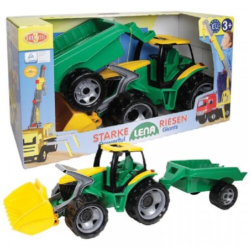 Lena traktor s prikolico in nakladalko 73cm 101-30009 Slike