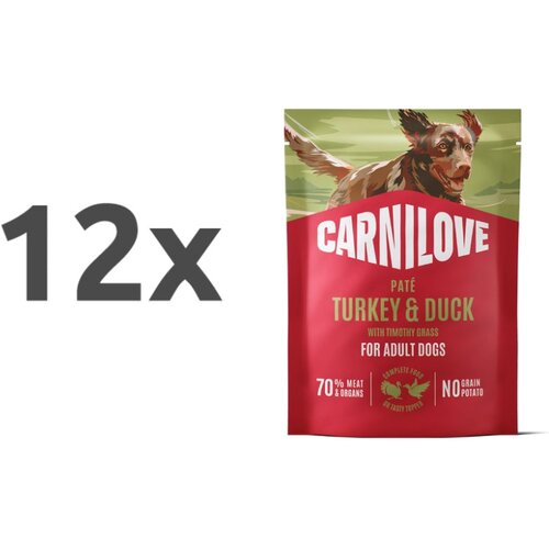 Carnilove Dog Adult vrečka, pate - puran in raca - 300 g 12 x 300 g Cene