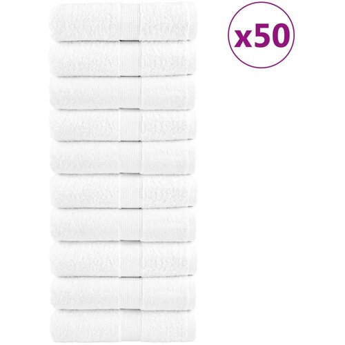 Premium krpe za umivanje SOLUND 50 kosov bele 15x21 cm 600 g/m&sup2;, (5000307590) Cene