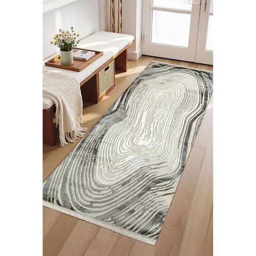 Conceptum Hypnose tepih Amorf-Ar007, Ovalan, 80 x 150 cm, krem Cene