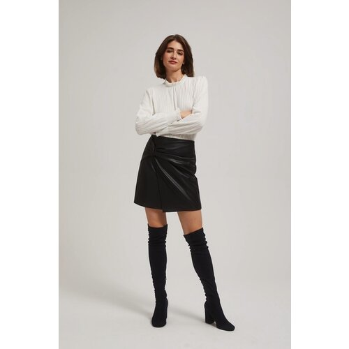 Moodo Artificial leather skirt Slike