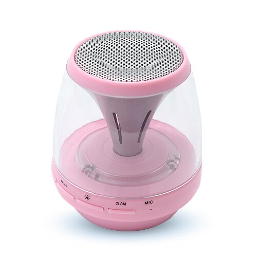 zvučnik M28 ambient light Bluetooth roze Slike