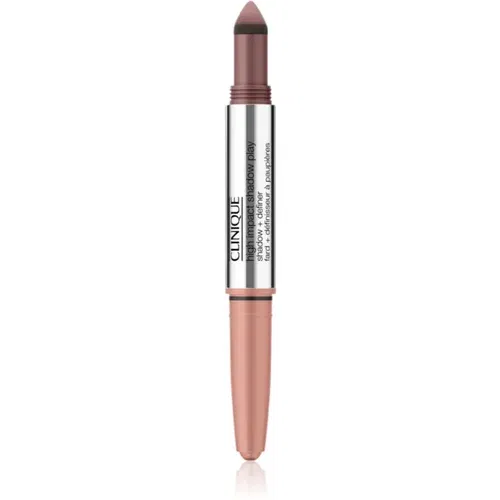 Clinique High Impact Shadow Play™ Shadow & Definer senčila za oči v svičniku duo odtenek Rose +Truffles 1,9 g