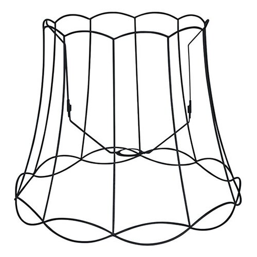 QAZQA Kovinski senčnik črn 50/40 - Granny Frame Cene