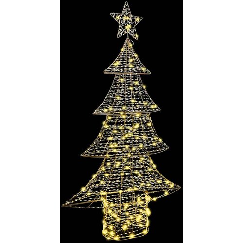  Božićno drvce s 160 LED svjetlima Topla bijela 151 cm PET Slike