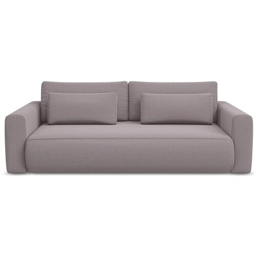Makamii Baršunasti sklopiva/s prostorom za odlaganje sofa u boji lavande 238 cm Kapua – Cene