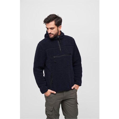 Brandit Teddyfleece Worker Pullover Jacket Dark Blue Slike