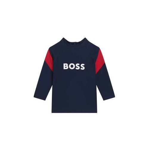 Boss Bluza J05A16 M Mornarsko modra Regular Fit Slike