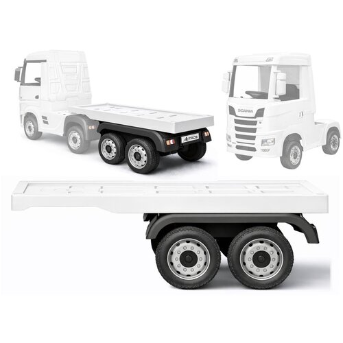 Prikolica za kamion Mercedes Actros HL358 - bijela Cijene