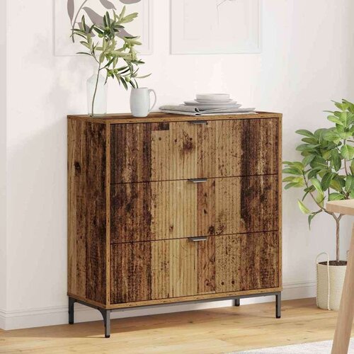 vidaXL Ormarić / Komoda Staro drvo 79,5 x 33 x 82 cm Konstruirano drvo Cene